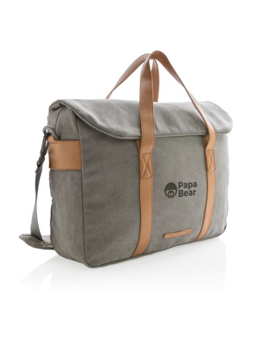 Borsa porta PC in canvas senza PVC
