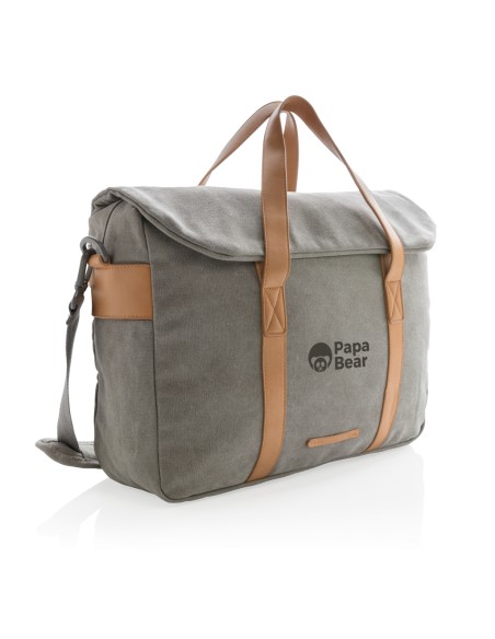 Borsa porta PC in canvas senza PVC