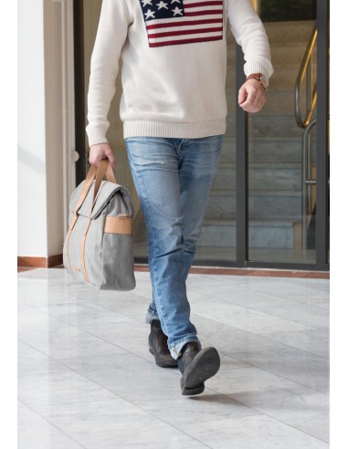 Borsa porta PC in canvas senza PVC