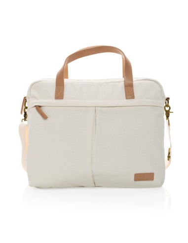 Borsa porta PC in canvas riciclato 16 once Impact AWARE™