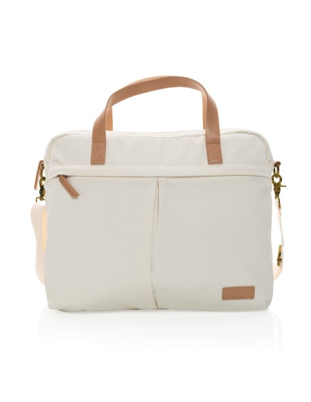Borsa porta PC in canvas riciclato 16 once Impact AWARE™