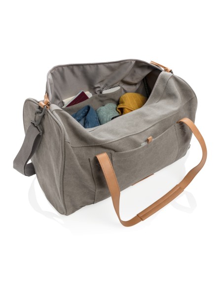 Borsa da viaggio/weekend in canvas senza PVC
