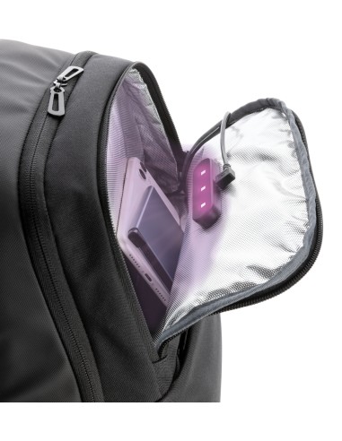 Zaino porta PC Swiss Peak con tasca sterilizzatore UV