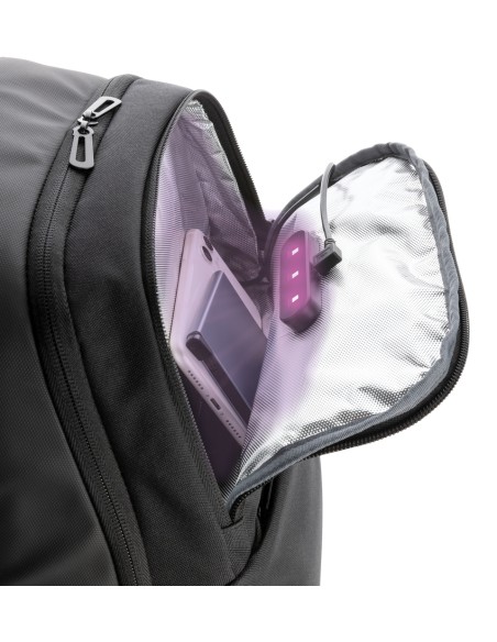 Zaino porta PC Swiss Peak con tasca sterilizzatore UV