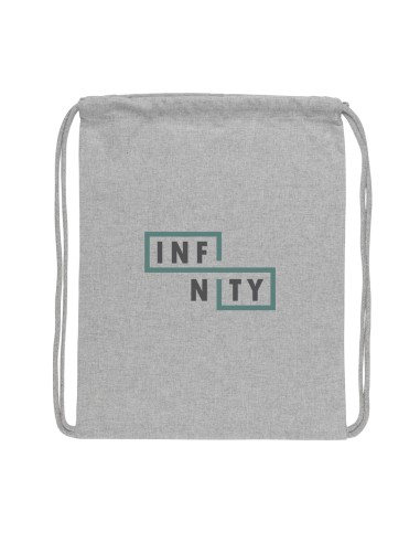 Zainetto cordino in cotone riciclato 145 gm2 Impact Aware™