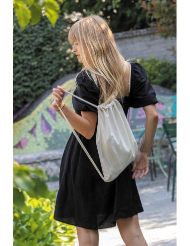Zainetto cordino in cotone riciclato 145 gm2 Impact Aware™