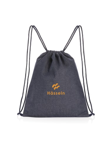 Zaino con coulisse in denim riciclato Impact AWARE™