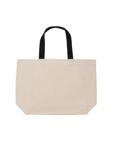 Shopper grande in canvas riciclato 240 gm2 non tinto Impact