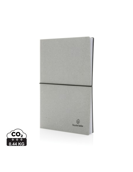 Taccuino A5 in pelle riciclata GRS