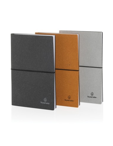 Taccuino A5 in pelle riciclata GRS