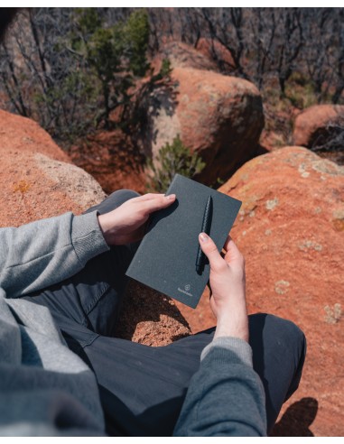 Taccuino A5 in pelle riciclata GRS