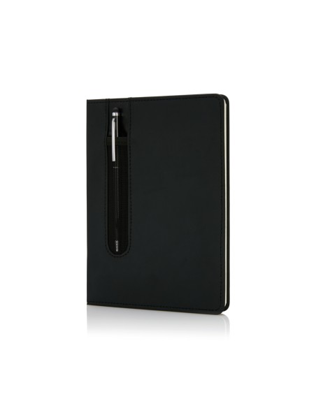 Taccuino A5 Basic con copertina rigida in PU e penna touch