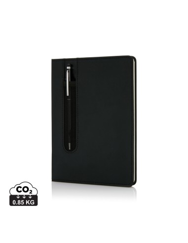 Taccuino A5 Basic con copertina rigida in PU e penna touch
