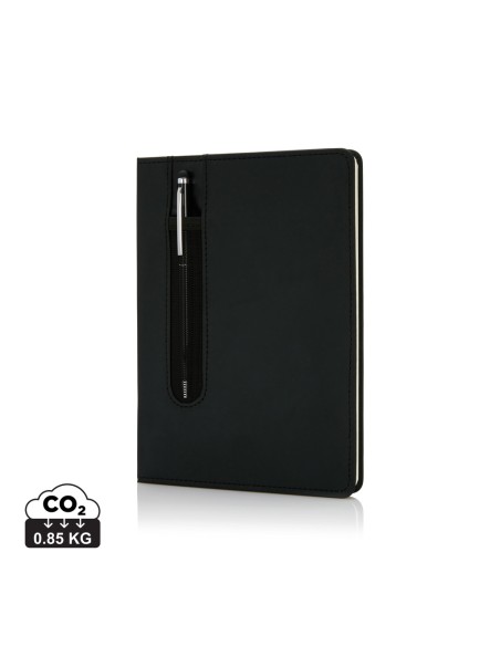 Taccuino A5 Basic con copertina rigida in PU e penna touch