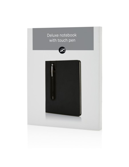Taccuino A5 Basic con copertina rigida in PU e penna touch