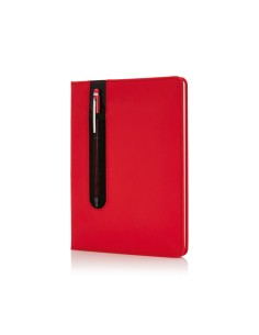 Taccuino A5 Basic con copertina rigida in PU e penna touch