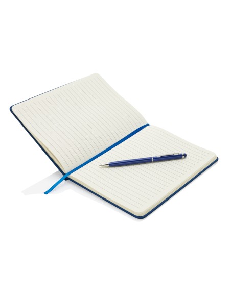 Taccuino A5 Basic con copertina rigida in PU e penna touch