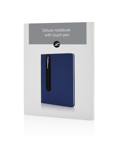 Taccuino A5 Basic con copertina rigida in PU e penna touch