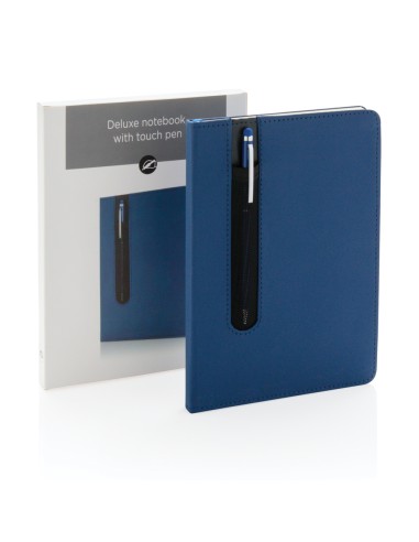 Taccuino A5 Basic con copertina rigida in PU e penna touch