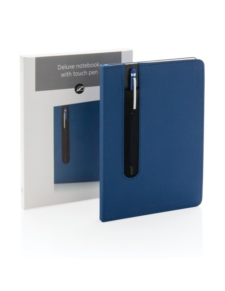 Taccuino A5 Basic con copertina rigida in PU e penna touch