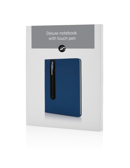Taccuino A5 Basic con copertina rigida in PU e penna touch