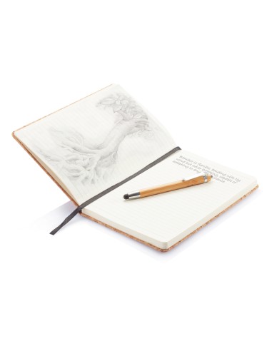 Taccuino A5 Cork con penna in bambù