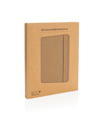 Portfolio A4 in pelle riciclata