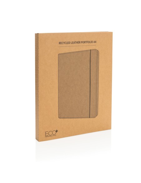 Portfolio A4 in pelle riciclata