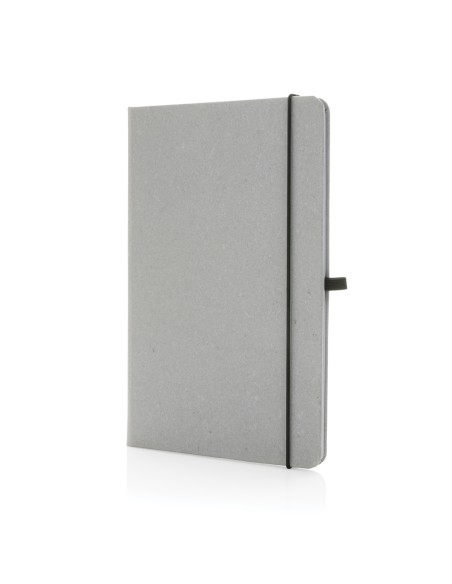 Taccuino  A5 con copertina rigida in pelle riciclata GRS