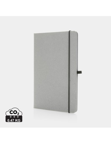 Taccuino  A5 con copertina rigida in pelle riciclata GRS