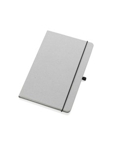 Taccuino  A5 con copertina rigida in pelle riciclata GRS