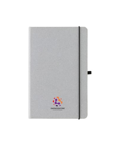 Taccuino  A5 con copertina rigida in pelle riciclata GRS