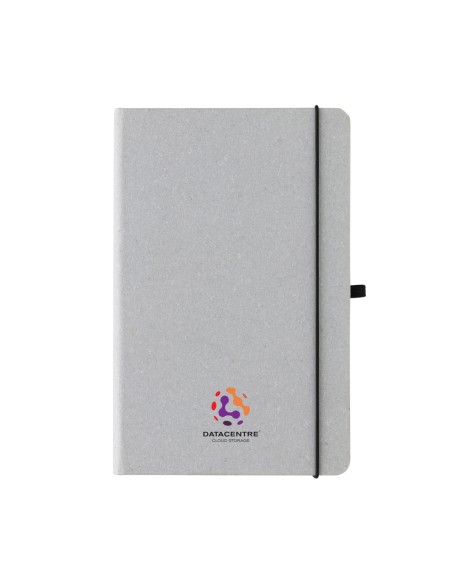 Taccuino  A5 con copertina rigida in pelle riciclata GRS