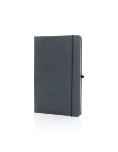 Taccuino  A5 con copertina rigida in pelle riciclata GRS
