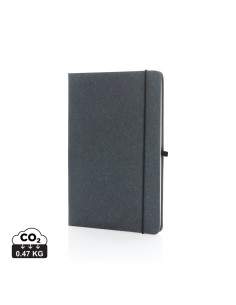 Taccuino  A5 con copertina rigida in pelle riciclata GRS