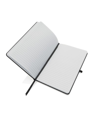 Taccuino  A5 con copertina rigida in pelle riciclata GRS