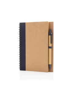Taccuino a spirale in cartoncino con penna