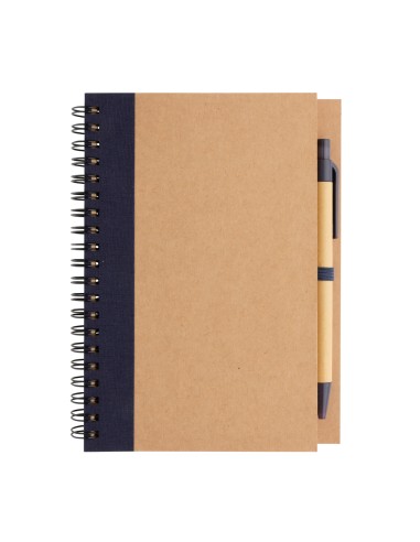 Taccuino a spirale in cartoncino con penna