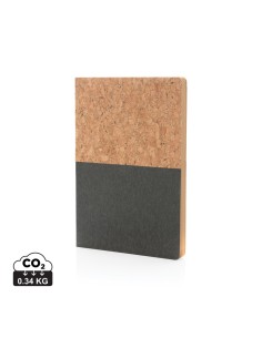 Taccuino A5 in carta e sughero