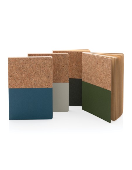 Taccuino A5 in carta e sughero