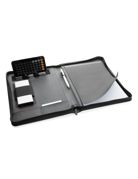 Portadocumenti deluxe tech RCS rPU con cerniera