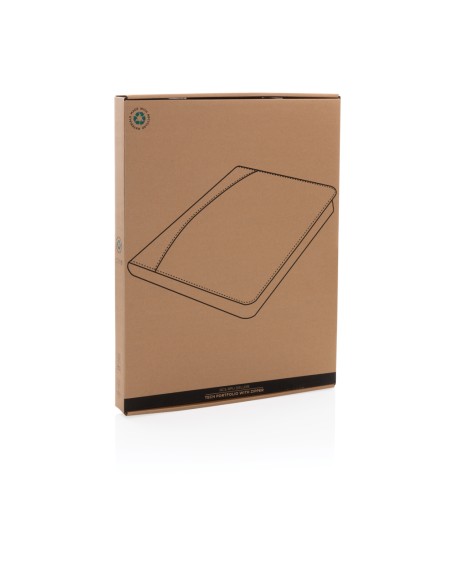 Portadocumenti deluxe tech RCS rPU con cerniera