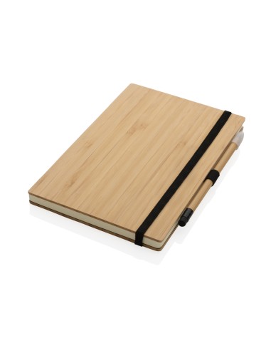 Set taccuino e penna infinity in bambù