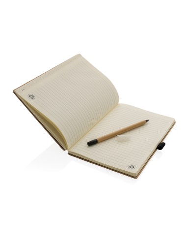 Set taccuino e penna infinity in bambù