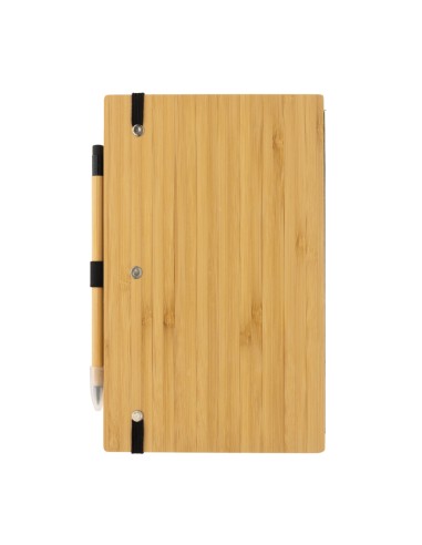 Set taccuino e penna infinity in bambù