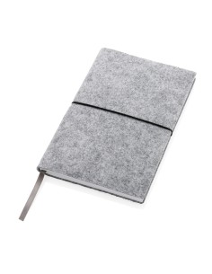 Taccuino A5 con copertina morbida in feltro certificato GRS