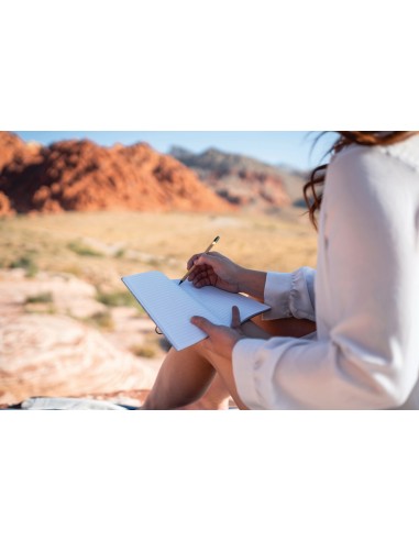 Taccuino A5 con copertina morbida in feltro certificato GRS