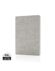 Taccuino A5 Phrase in feltro riciclato certificato GRS