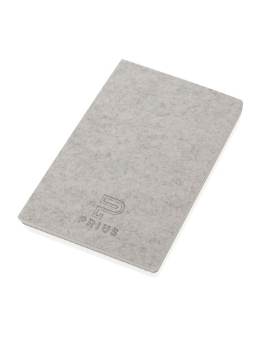 Taccuino A5 Phrase in feltro riciclato certificato GRS