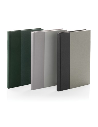 Taccuino A5 in RPET e Kraft con certificazione GRS